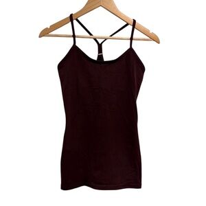 2/$25 Lululemon Power Y Tank Bordeaux Drama Racerback Supportive Bra 6